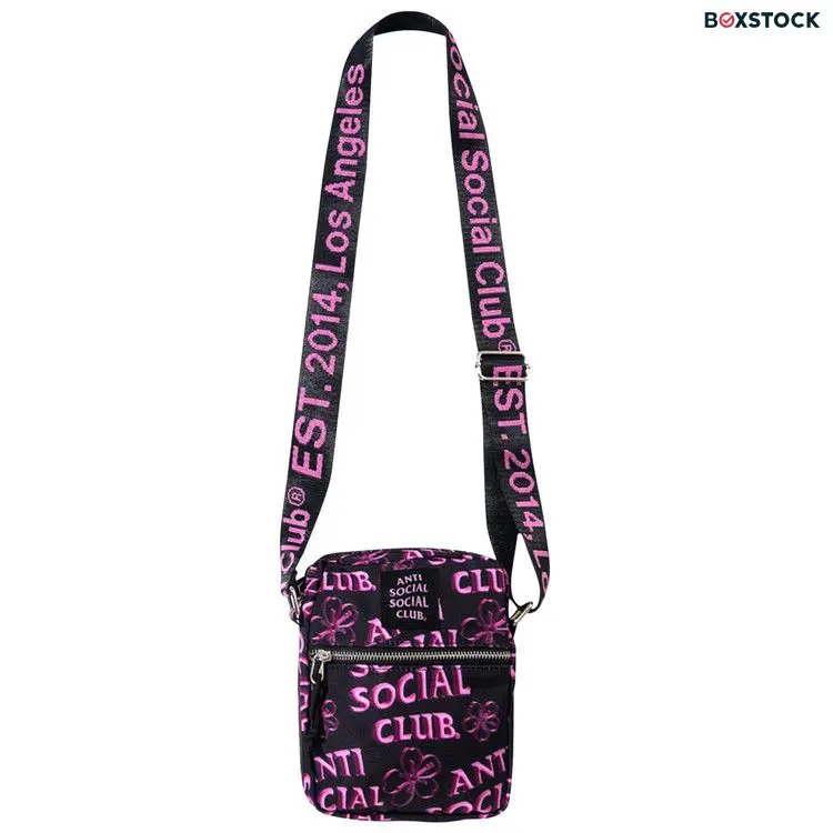 Anti Social Social Club Coral Crush Side Bag 'Black' Fall/Winter 2022