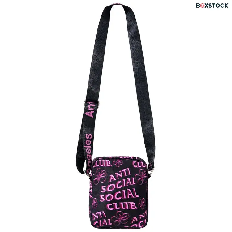 Anti Social Social Club Coral Crush Side Bag 'Black' Fall/Winter 2022
