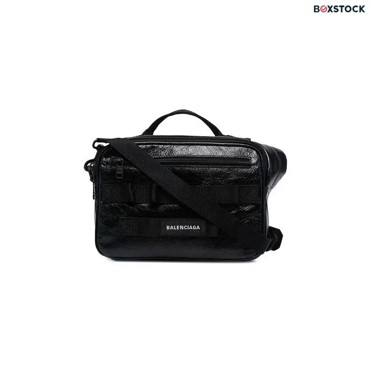 Balenciaga Army Pouch Crossbody Bag 'Black'
