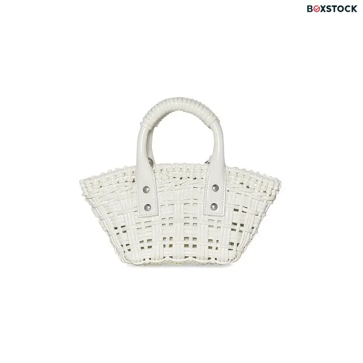 Balenciaga Bistro XXS Basket With Strap 'Optic White' Spring/Summer 2022