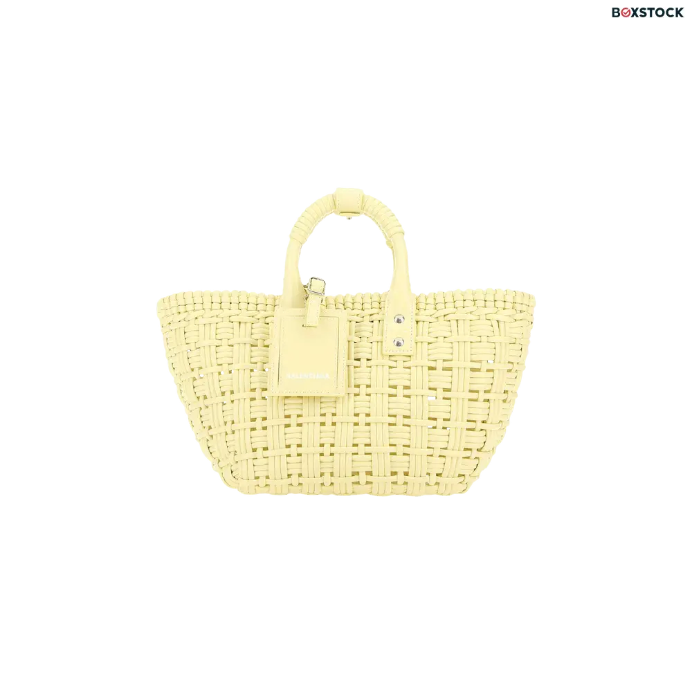 Balenciaga Bistro XS Basket With Strap 'Yellow'