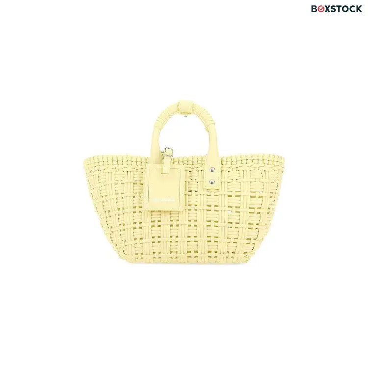 Balenciaga Bistro XS Basket With Strap 'Yellow'