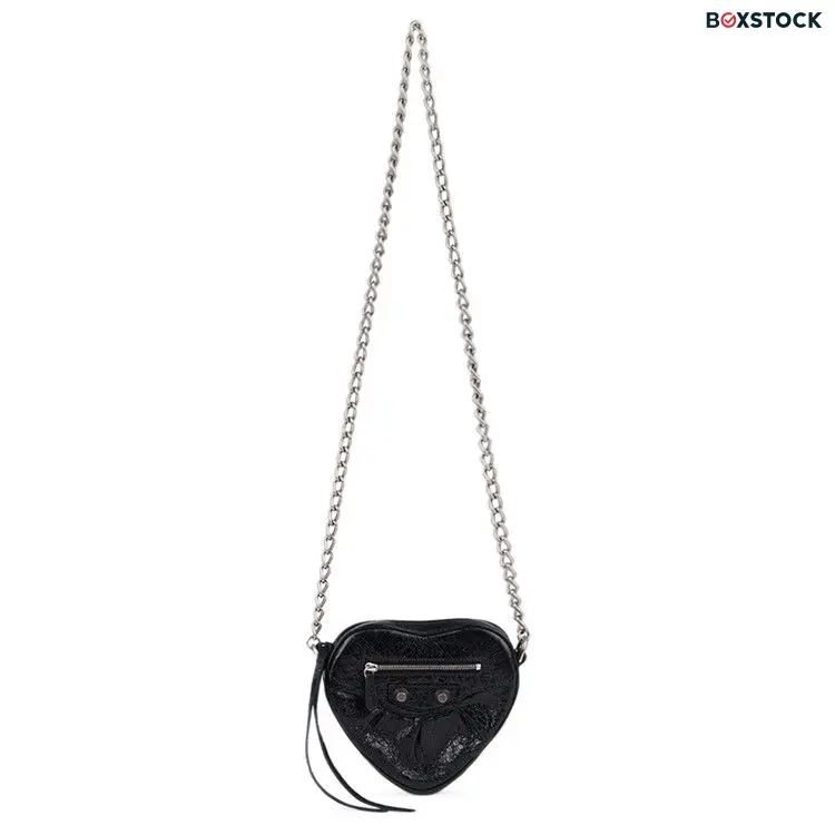 Balenciaga Cagole Heart Mini Bag 'Black'