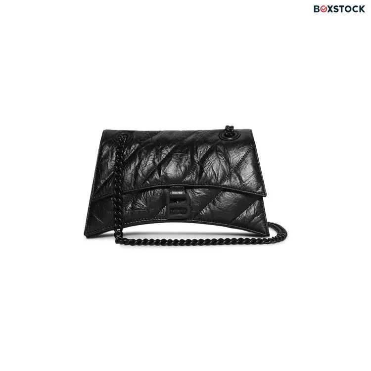 Balenciaga Crush Chain Bag 'Black' Spring/Summer 2024 716351-210IY-1000