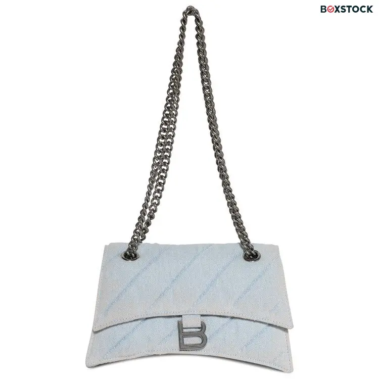 Balenciaga Crush Chain Bag 'Pale Blue' Fall/Winter 2023