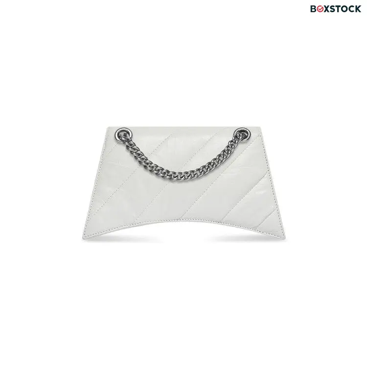 Balenciaga Crush Chain Quilted Bag 'Optic White' Spring/Summer 2023
