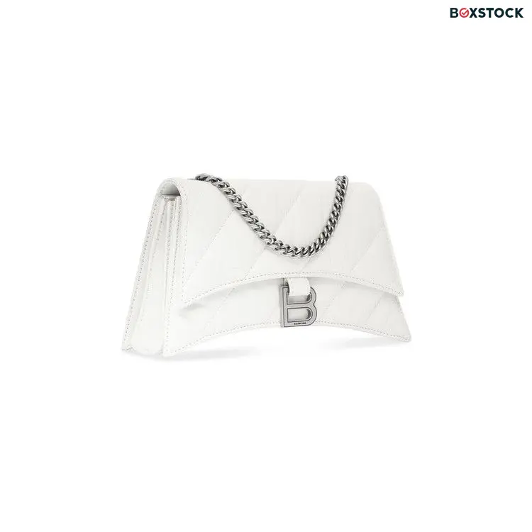 Balenciaga Crush Chain Quilted Bag 'Optic White' Spring/Summer 2023