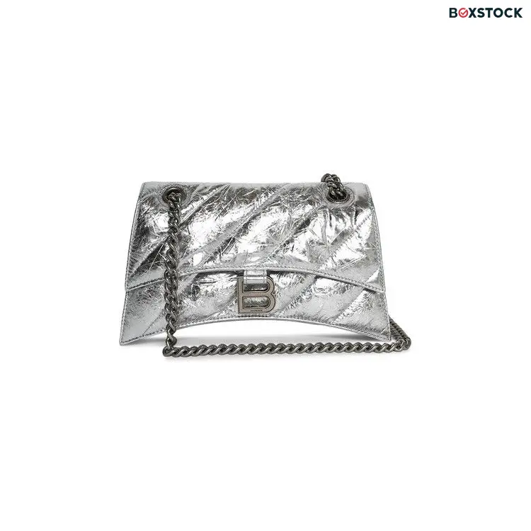Balenciaga Crush Chain Bag 'Silver' Spring/Summer 2024