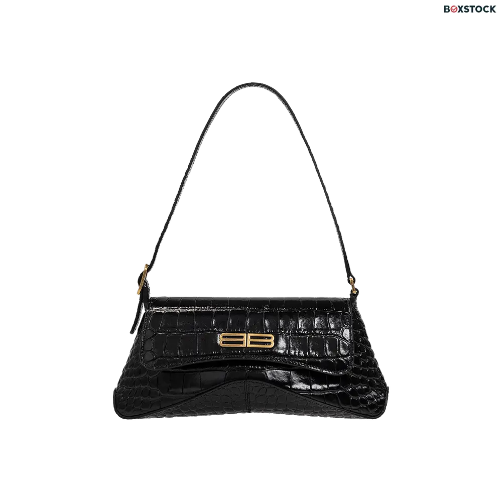 Balenciaga Flap Stret Bag 'Black' 695645-2108X-1000