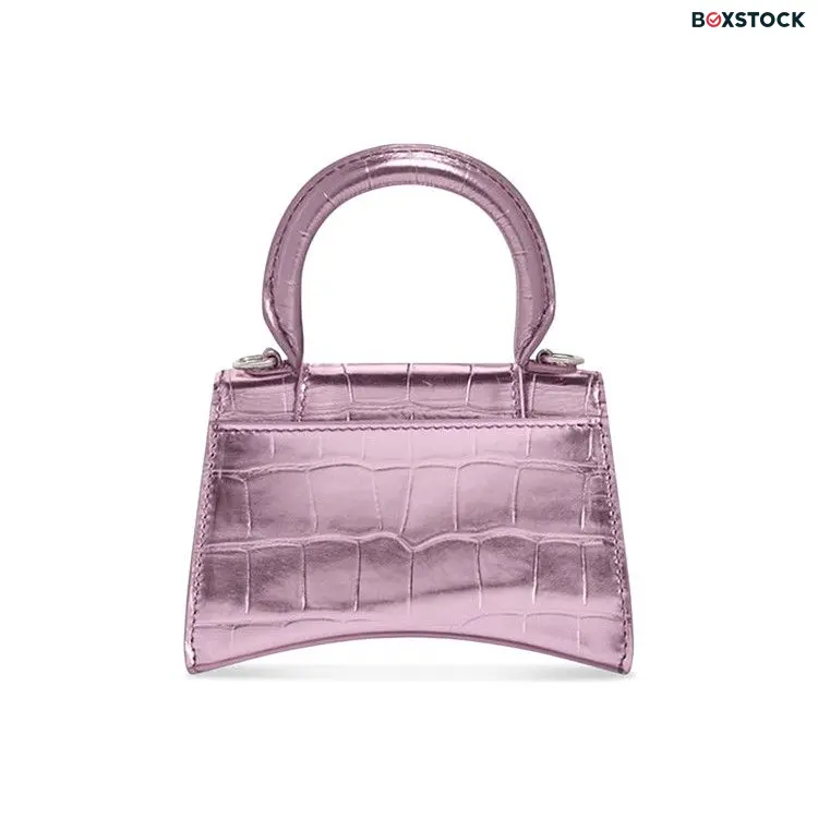 Balenciaga Hourglass Mini Handbag With Chain 'Pink' Spring/Summer 2022