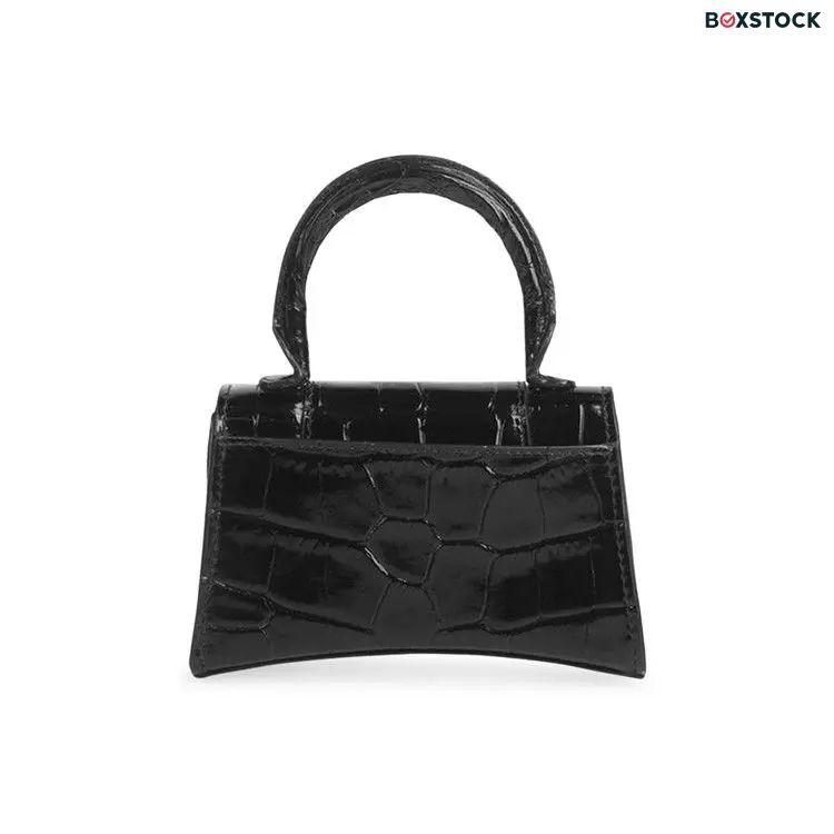 Balenciaga Hourglass Mini Top Handle 'Black' Spring/Summer 2021