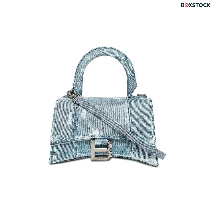 Balenciaga Hourglass Shoulder Bag 'Denim Blue' Spring/Summer 2023