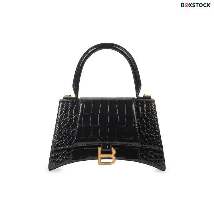 Balenciaga Hourglass Small Top Handle Bag 'Black' Fall/Winter 2021
