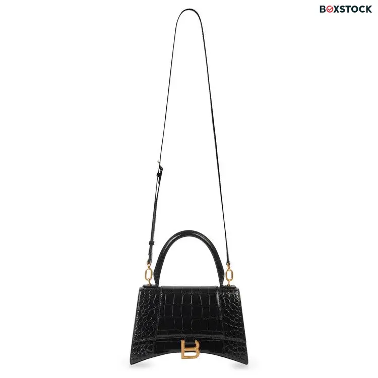 Balenciaga Hourglass Small Top Handle Bag 'Black' Fall/Winter 2021