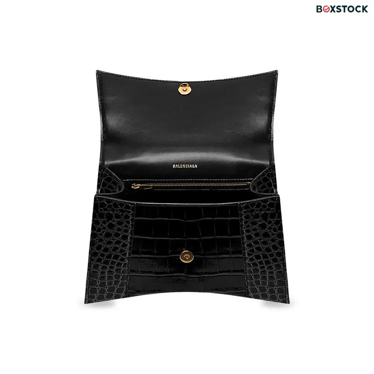 Balenciaga Hourglass Small Top Handle Bag 'Black' Fall/Winter 2021