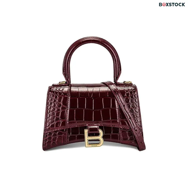 Balenciaga Hourglass XS Handbag 'Dark Red' Spring/Summer 2022