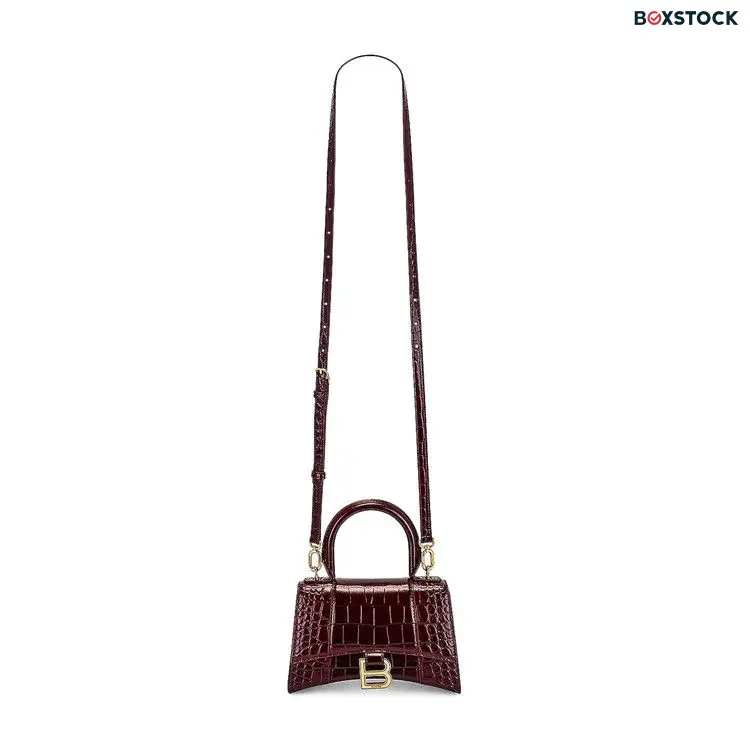 Balenciaga Hourglass XS Handbag 'Dark Red' Spring/Summer 2022