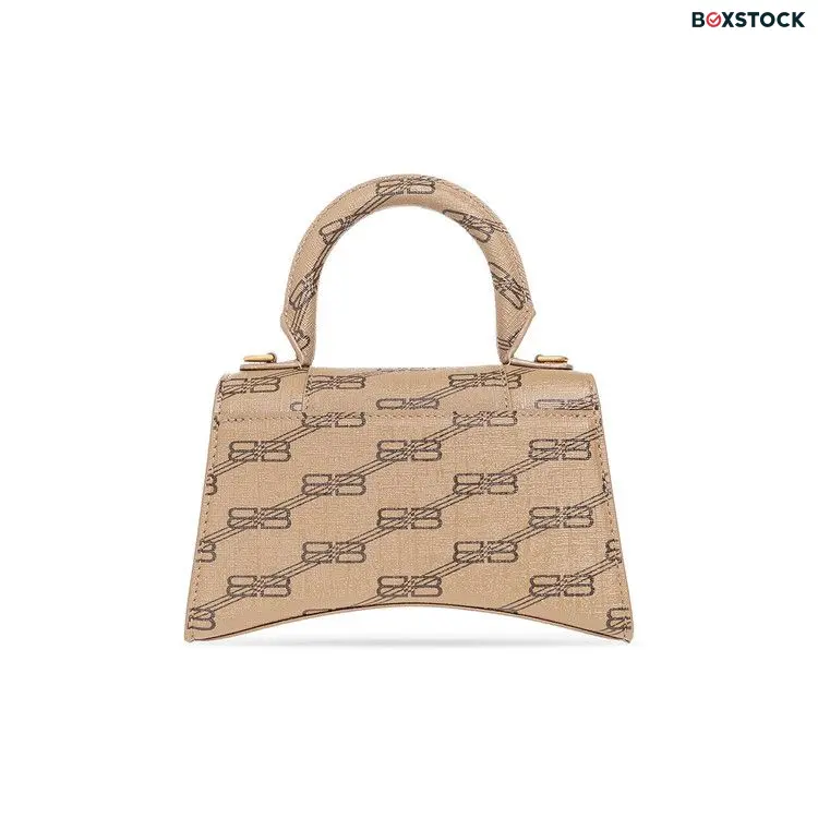 Balenciaga Hourglass XS Shoulder Bag 'Beige/Brown' Tan Spring/Summer 2023