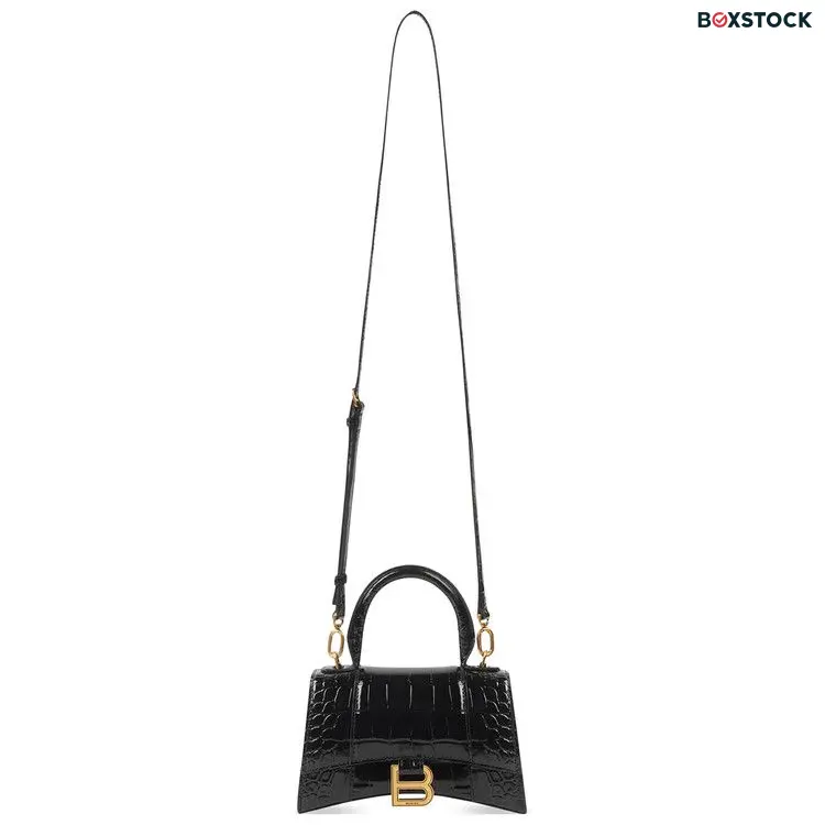 Balenciaga Hourglass XS Top Handle Bag 'Black' Fall/Winter 2021