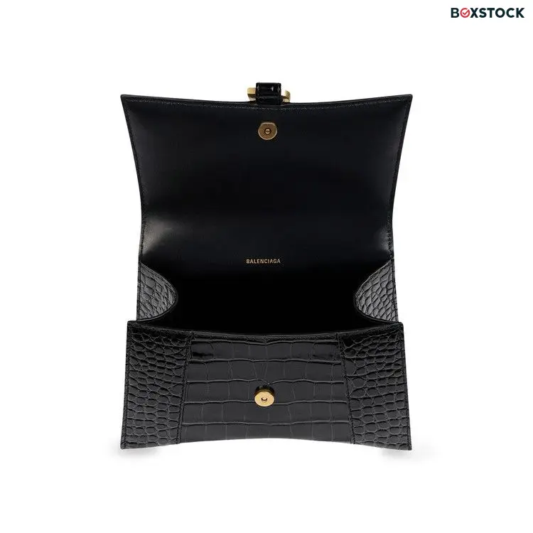 Balenciaga Hourglass XS Top Handle Bag 'Black' Fall/Winter 2021