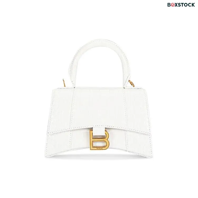 Balenciaga Hourglass XS Top Handle Bag 'White' Spring/Summer 2022