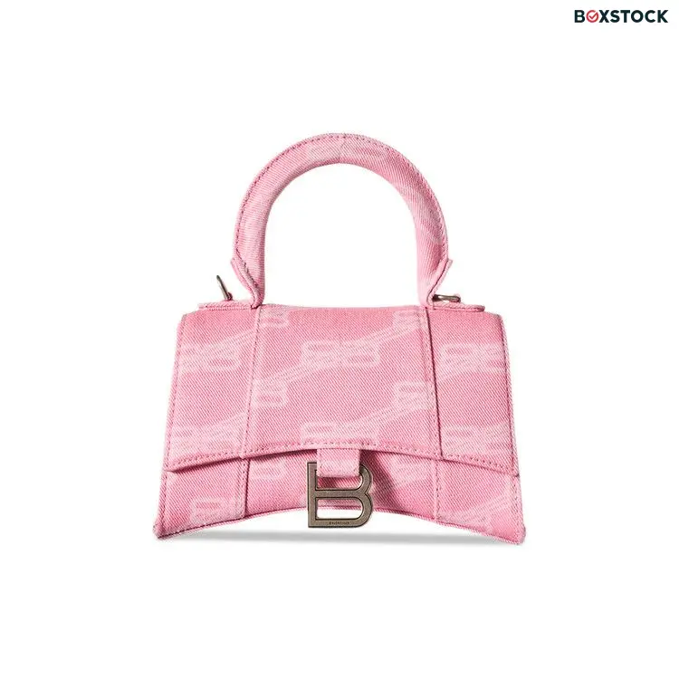 Balenciaga Hourglass XS Top Handle Bag 'Sweet Pink' Fall/Winter 2022