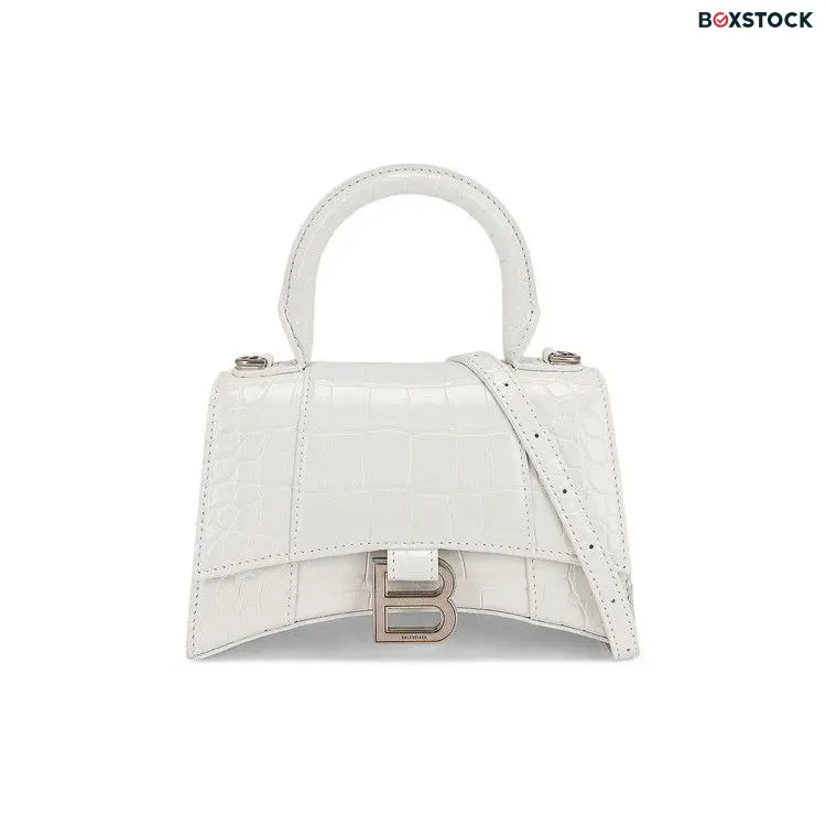 Balenciaga Hourglass XS Top Handle Bag 'White' Fall/Winter 2021