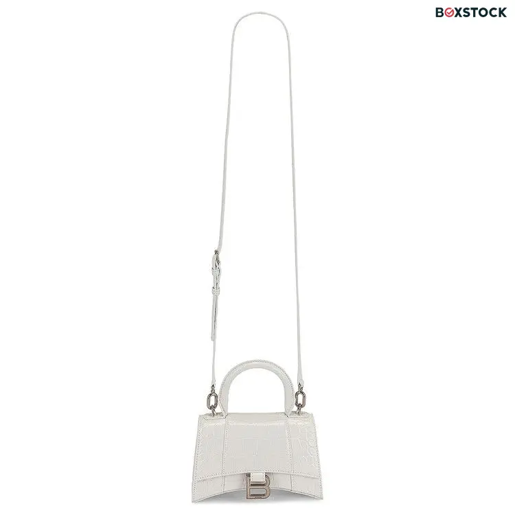 Balenciaga Hourglass XS Top Handle Bag 'White' Fall/Winter 2021
