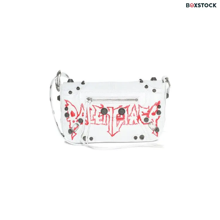 Balenciaga Le Cagole Flap Shoulder Bag 'Optic White' Spring/Summer 2024