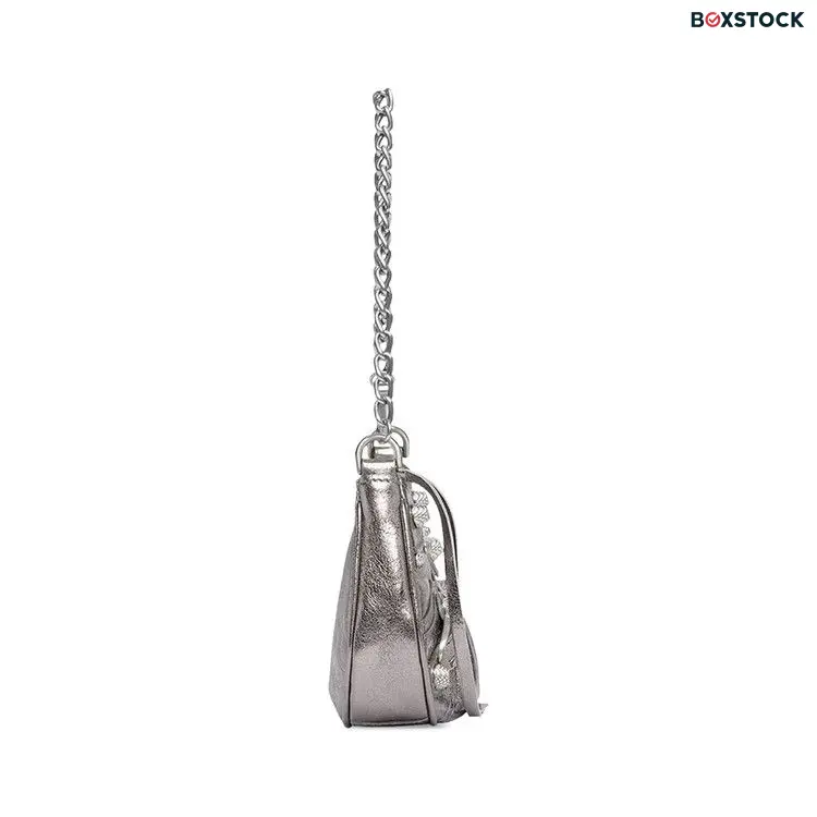 Balenciaga Le Cagole Mini Bag With Chain 'Silver' Fall/Winter 2023