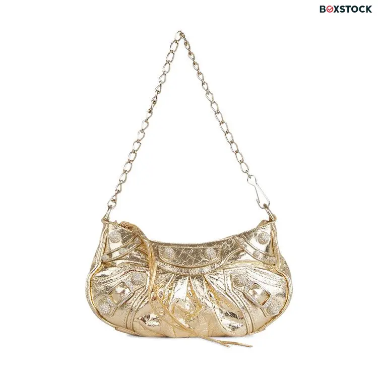 Balenciaga Le Cagole Mini Purse With Chain 'Light Gold' Fall/Winter 2022