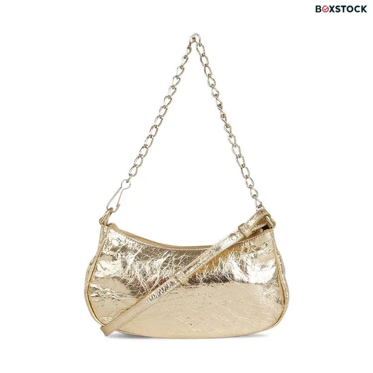 Balenciaga Le Cagole Mini Purse With Chain 'Light Gold' Fall/Winter 2022