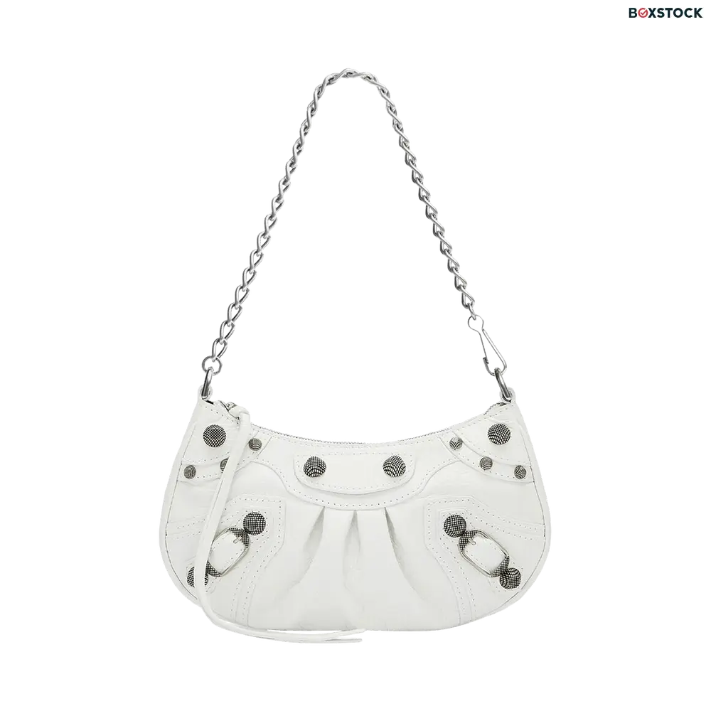 Balenciaga Le Cagole Mini Shoulder Bag 'Optic White' Fall/Winter 2022