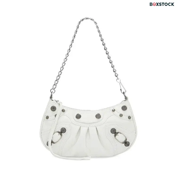 Balenciaga Le Cagole Mini Shoulder Bag 'Optic White' Fall/Winter 2022