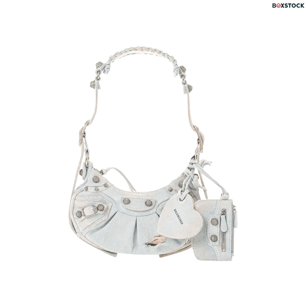Balenciaga Le Cagole Shoulder Bag 'Pale Blue' Spring/Summer 2023