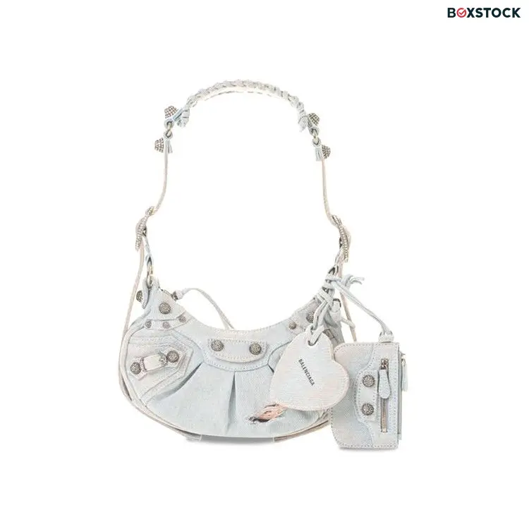 Balenciaga Le Cagole Shoulder Bag 'Pale Blue' Spring/Summer 2023