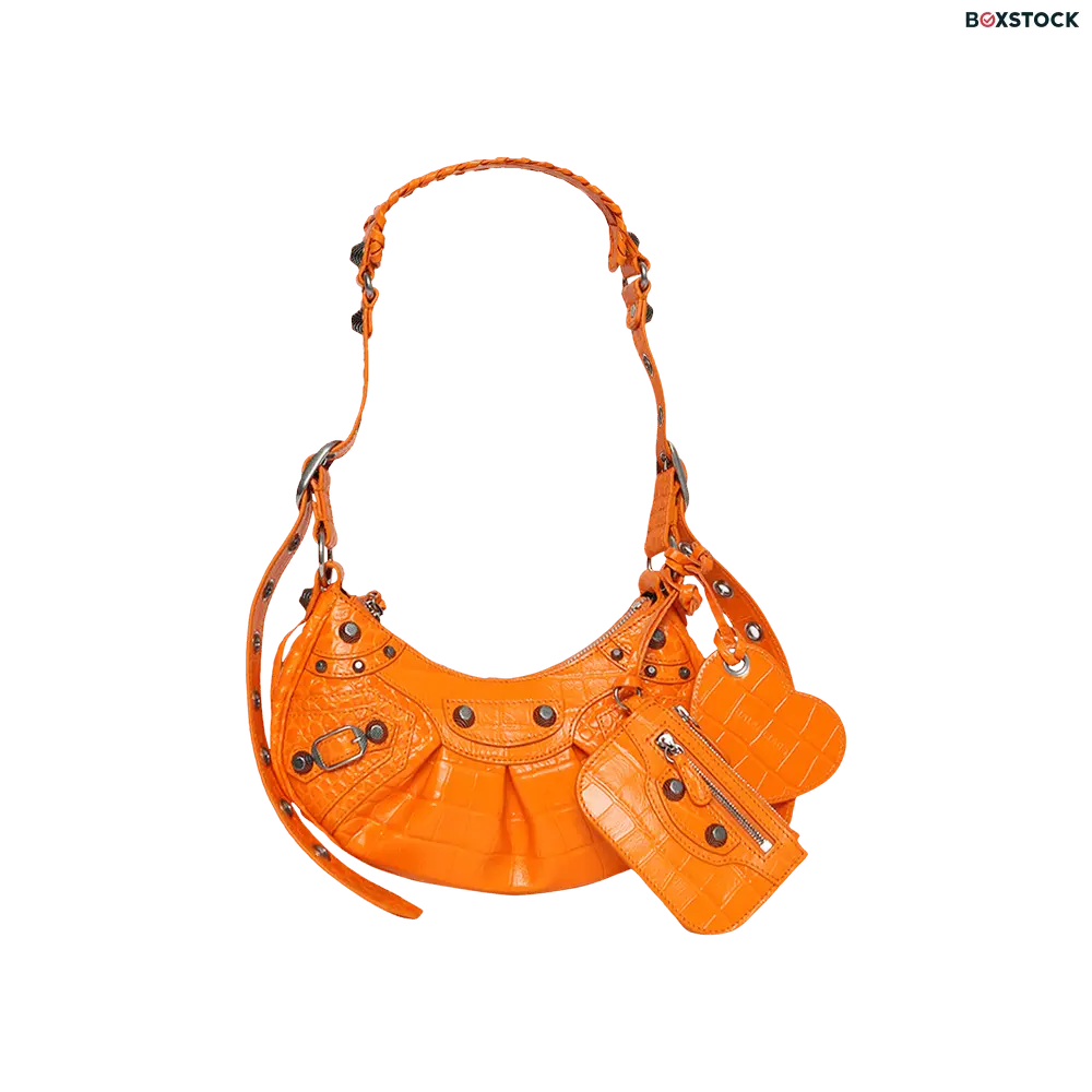 Balenciaga Le Cagole Shoulder Bag XS 'Pop Orange' Fall/Winter 2022