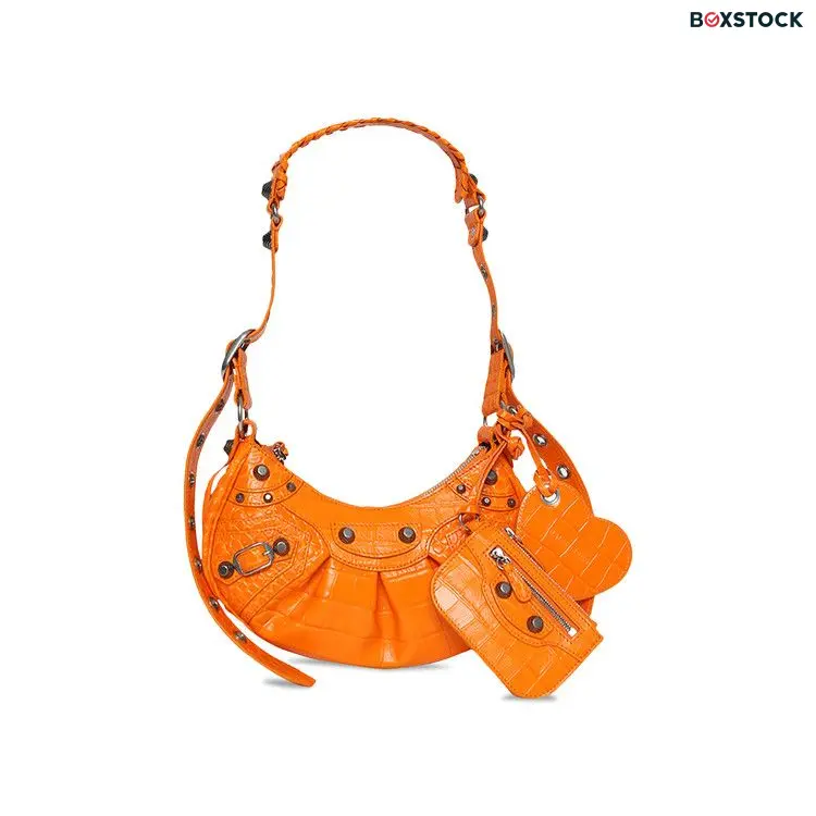 Balenciaga Le Cagole Shoulder Bag XS 'Pop Orange' Fall/Winter 2022