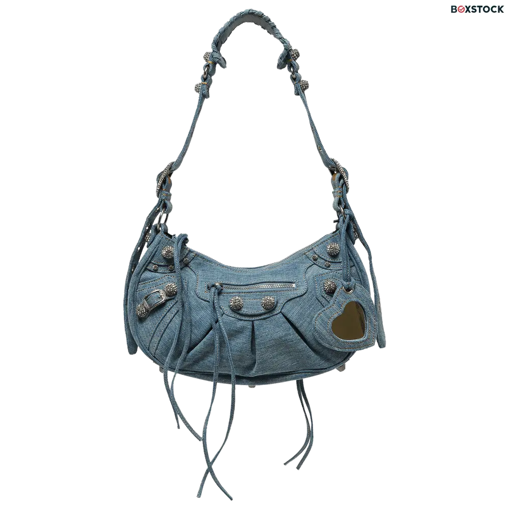 Balenciaga Le Cagole Small Shoulder Bag 'Blue' Fall/Winter 2023