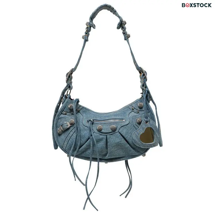 Balenciaga Le Cagole Small Shoulder Bag 'Blue' Fall/Winter 2023