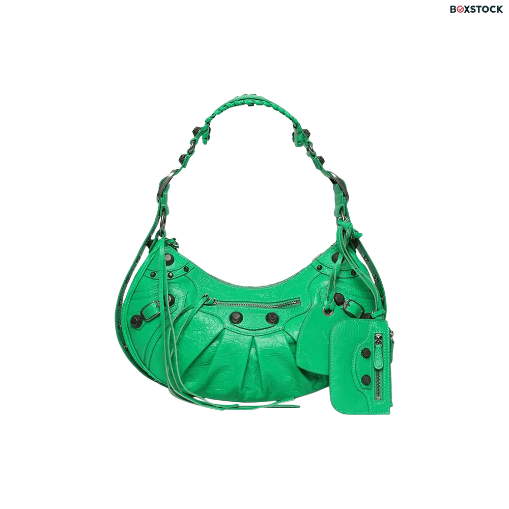 Balenciaga Le Cagole Small Shoulder Bag 'Vivid Green' Spring/Summer 2023