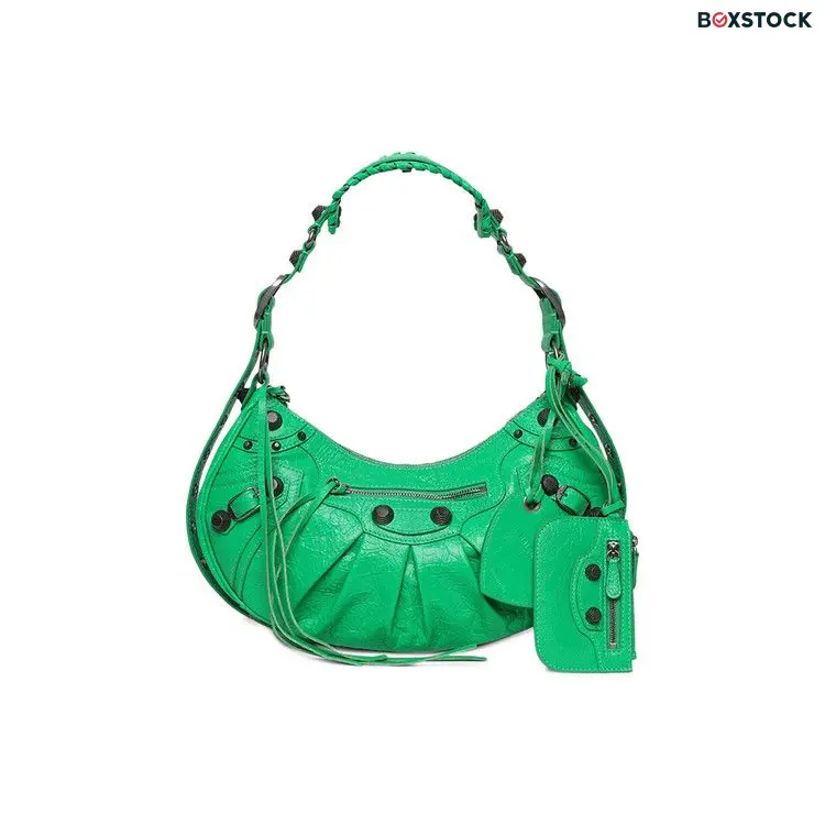 Balenciaga Le Cagole Small Shoulder Bag 'Vivid Green' Spring/Summer 2023