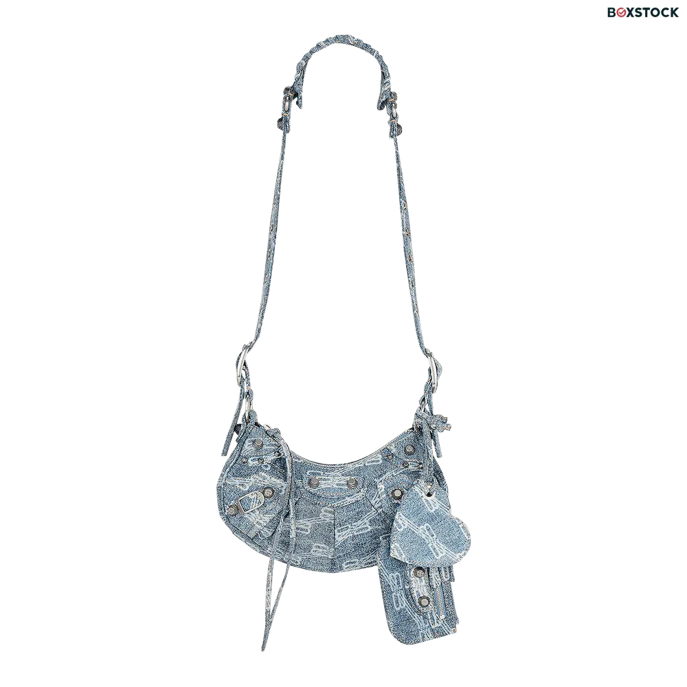 Balenciaga Le Cagole XS Shoulder Bag 'Blue' Fall/Winter 2022