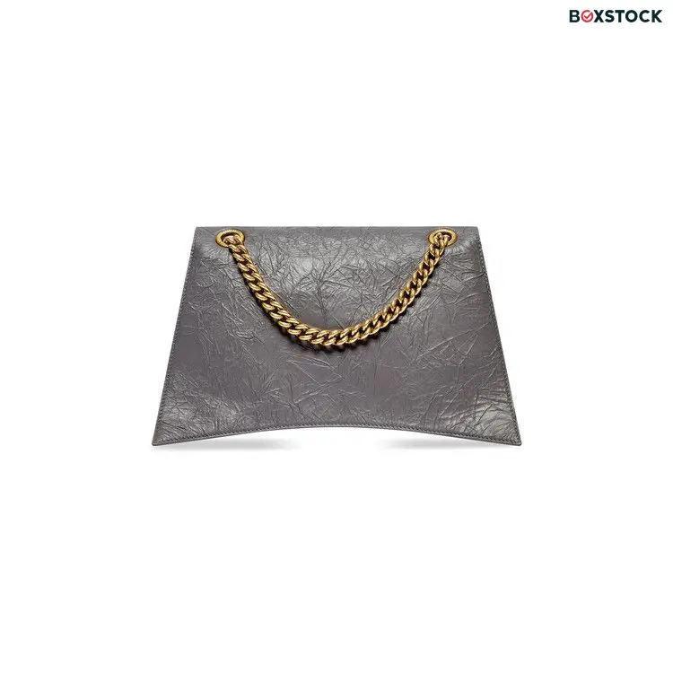 Balenciaga Medium Crush Chain Bag 'Dark Grey' Spring/Summer 2023