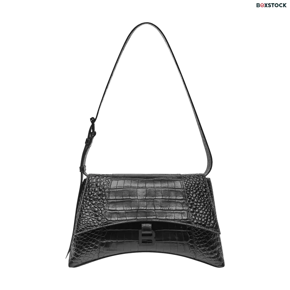 Balenciaga Medium Downtown Shoulder Bag 'Black'