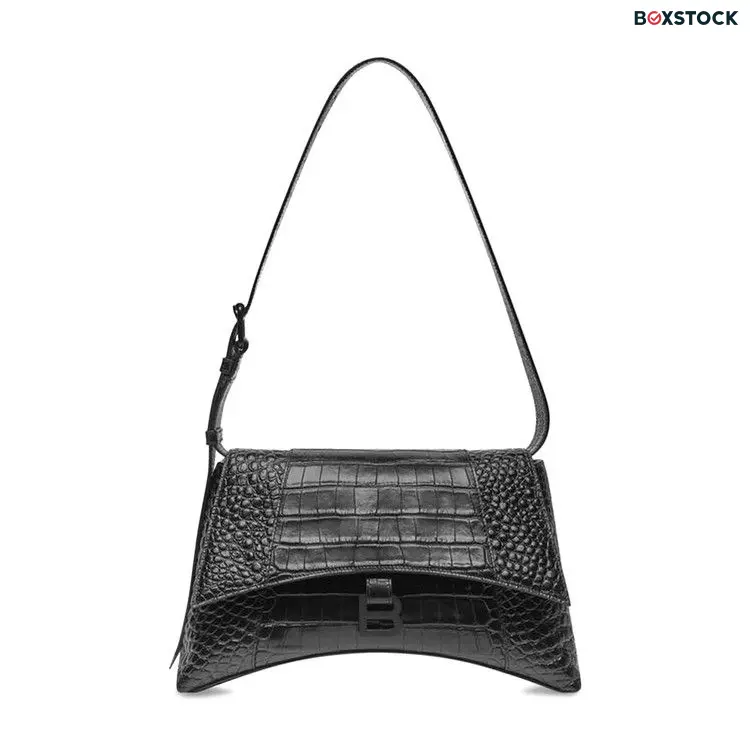Balenciaga Medium Downtown Shoulder Bag 'Black'