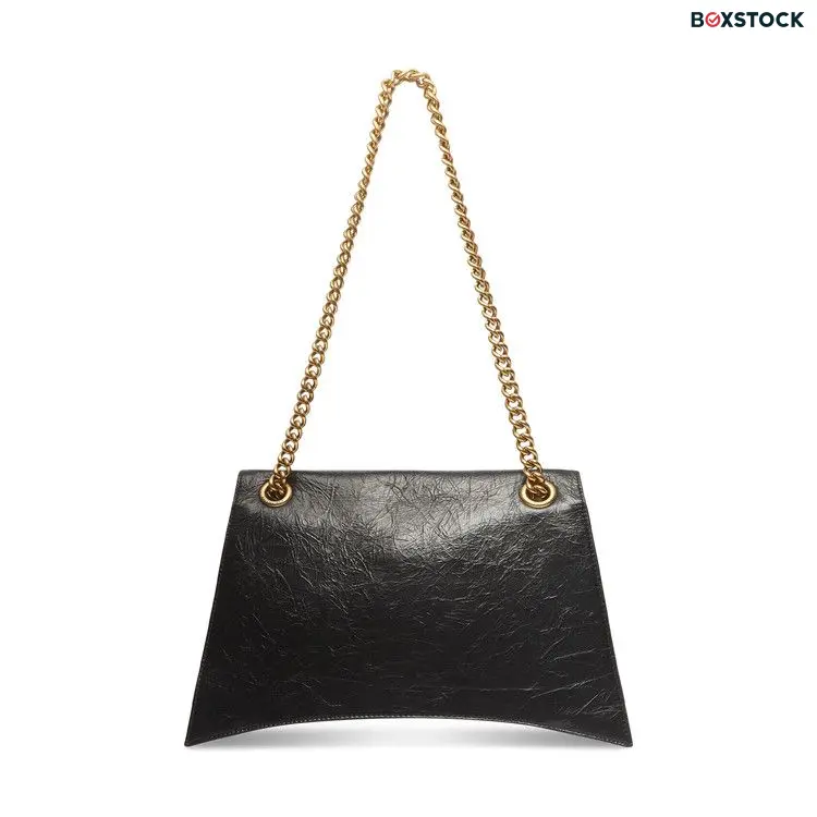 Balenciaga Medium Crush Chain Bag 'Black' Spring/Summer 2023