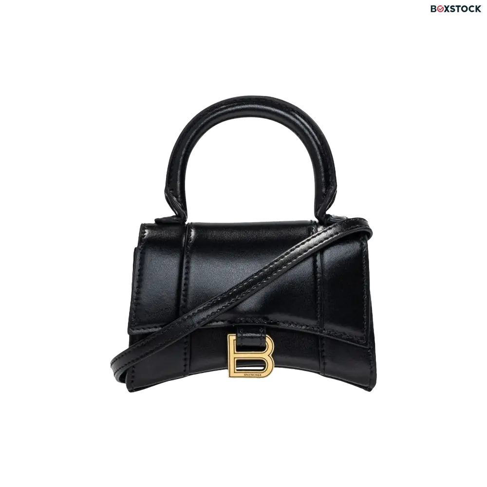 Balenciaga Mini Hourglass Top Handle Bag 'Black'