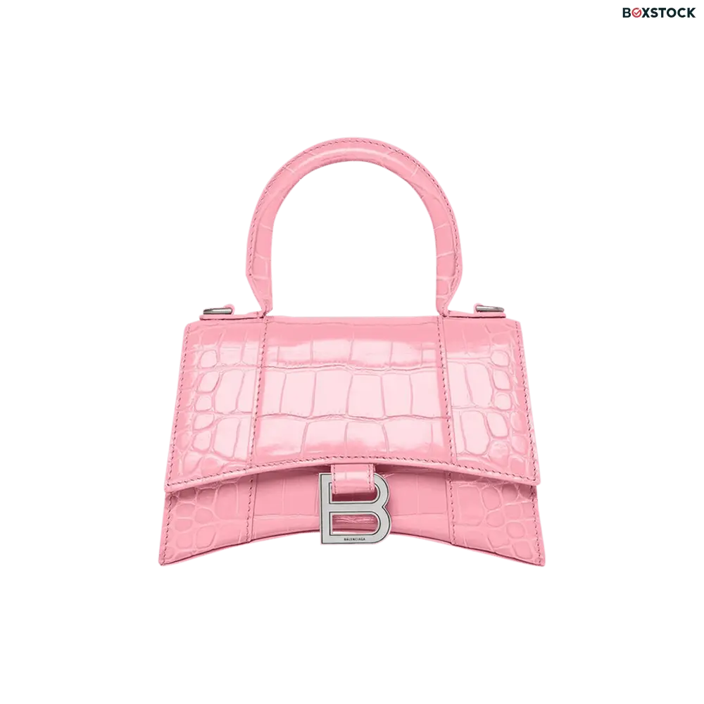 Balenciaga Mini Hourglass Top Handle Bag 'Sweet Pink' Spring/Summer 2023