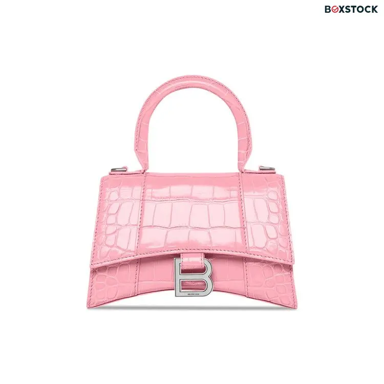 Balenciaga Mini Hourglass Top Handle Bag 'Sweet Pink' Spring/Summer 2023